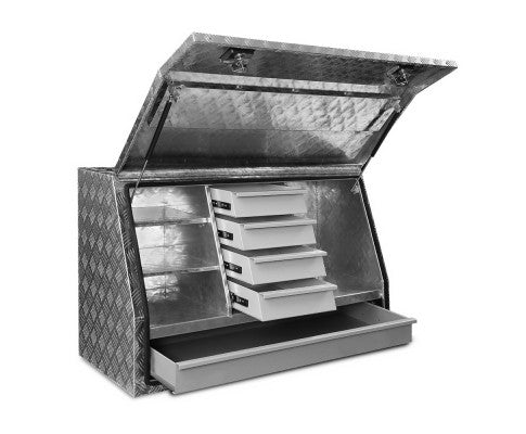 Giantz Aluminium UTE Canopy Tool Box with Drawers