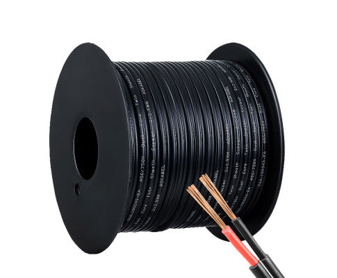 2.5mm Electrical Cable Reel Twin Core Extension Wire 30M Car Solar Panel 450V