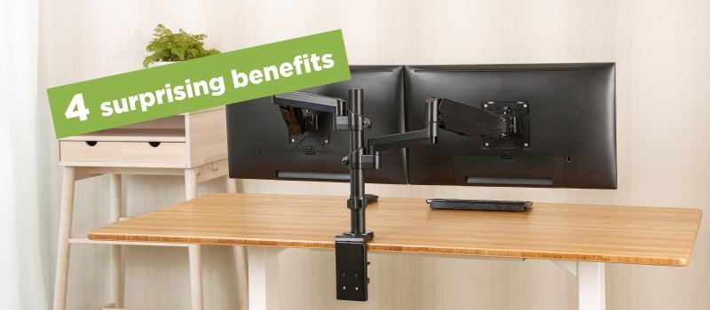 4 Surprising Benefits of a Monitor Arm
