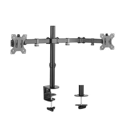 Check out the features of Brateck Dual Articulating Steel Monitor Arm Mount