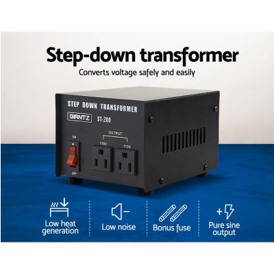 Giantz 200W Step Down Transformer 240V to 110V: Unleashing the Power of Global Connectivity