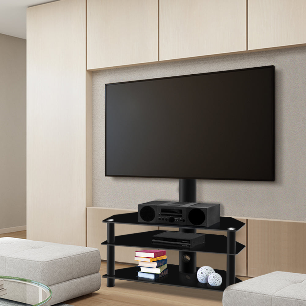 Elevate Your Viewing Experience with the Artiss 3 Tier Floor TV Stand with Bracket Shelf Mount
