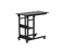 YES4HOMES Side Table with Storage Shelves Height Adjustable Table with Wheels