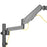 Brateck Single Monitor Full Extension Gas Spring Single Monitor Arm 17' - 32' 8Kg Per screen