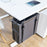 Brateck Strap-On Under-Desk ATX CPU Case Holder with Sliding Track