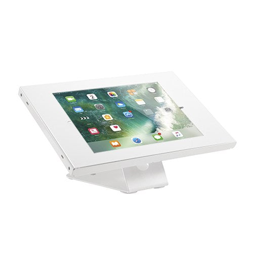 Brateck Anti-theft Countertop Wall Mount Tablet Kiosk Stand Ipad Sansung Galaxy TAB A White