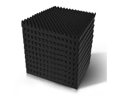 Studio Sound Absorption Eggshell Acoustic Foam Tiles Panels  50x50CM - 40pcs