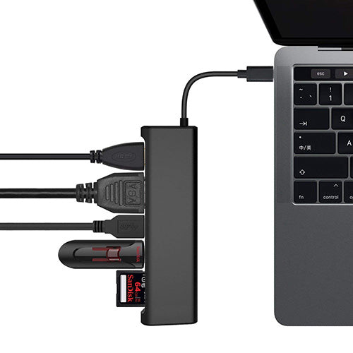 Astrotek All-in-One Dock 2 Multi-Port Hub Thunderbolt Hub Card Reader for Macbook Pro Air