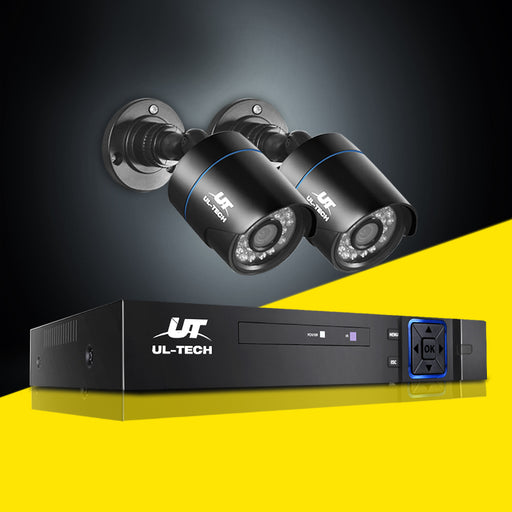 UL Tech 1080P 4 Channel CCTV Security Camera System