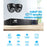 UL-tech CCTV Security System 4 Channel with 2 Dome Cameras DVR HD 1080P IP Day Night
