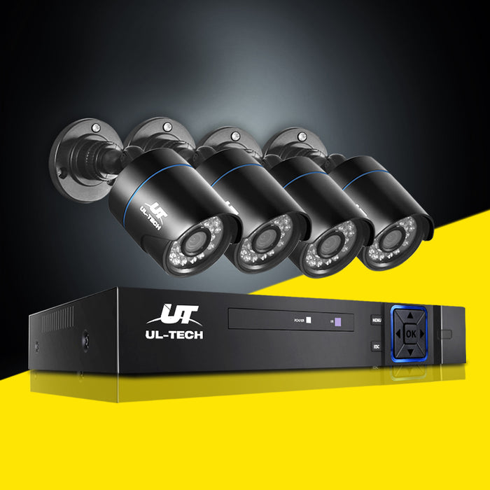 UL Tech 1080P 4 Channel HDMI CCTV Security Camera System