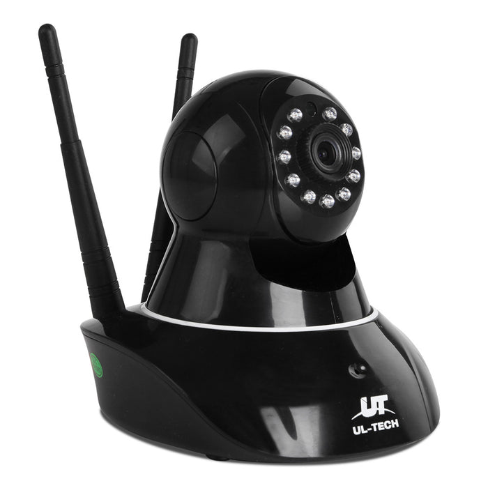 UL Tech 1080P Wireless IP CCTV Surveillance Camera - Black
