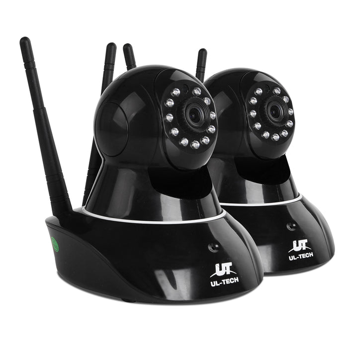 UL Tech Set of 2 1080P Wireless Surveillance IP Cameras