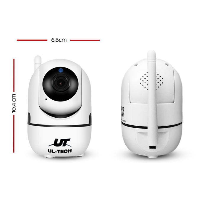 UL-TECH 1080P Wireless IP CCTV Security System Camera White