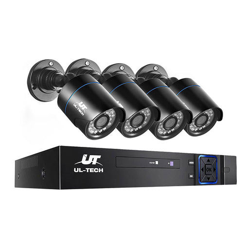 UL-Tech CCTV 4 Channel HD 5-in-1 Security Camera System