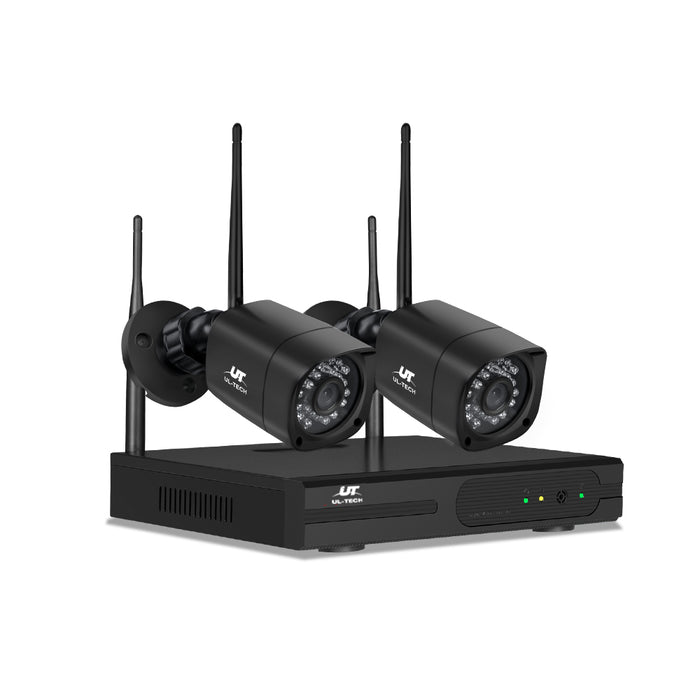 UL-TECH 4 Channel NVR Wireless CCTV Security Camera System