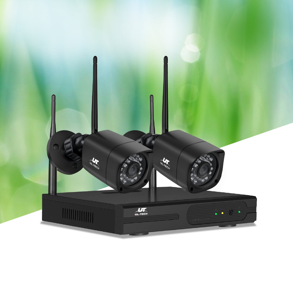 UL-TECH 4 Channel NVR Wireless CCTV Security Camera System