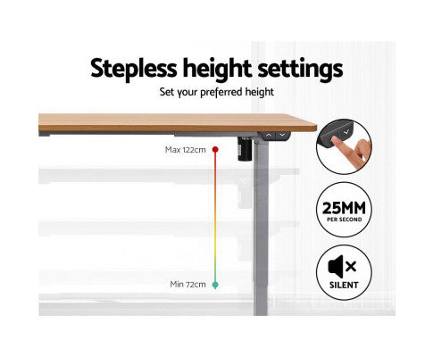 Artiss Electric Sit Stand Height Adjustable Desk 120cm