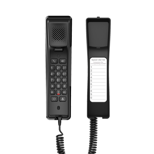 Fanvil H2U Compact IP Phone, 2 SIP Lines, HD Audio, Desk/Wall Mount, 10 Speed Dial Keys, PoE, 3 Way Conference