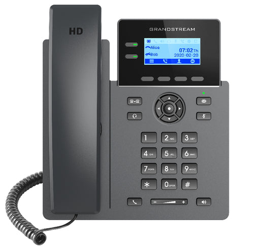 Grandstream GRP2602P 2 Line IP VoIP Phone, 4 SIP Accounts, HD Audio, Powerable Via POE