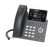 Grandstream GRP2612W 4 Line IP VoIP Phone, 2 SIP Accounts, Colour Screen, HD Audio, Inbuilt WiFi, Powerable Via POE