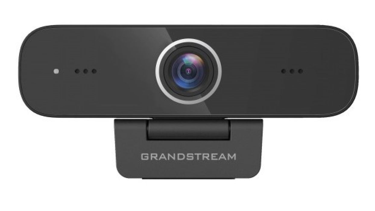 Grandstream GUV3100 Full HD USB Webcam, 2 Built in Microphones, 1080p 1.8m USB Cable, Teams, Zoom, 3CX