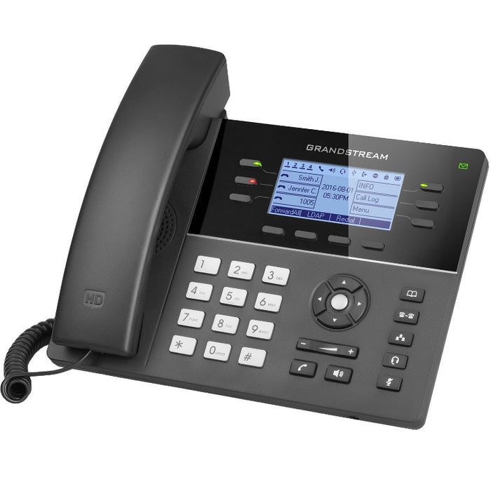 Grandstream GXP1760W 6 Line IP VoIP Phone, 3 SIP Accounts, Backlit Display, Integrated Dual Band WiFi, Powerable Via POE