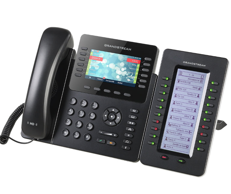 Grandstream GXP2170 12 Line IP Phone, 6 SIP Accounts, Colour Screen, HD Audio, Build In Bluetooth, Powerable Via POE