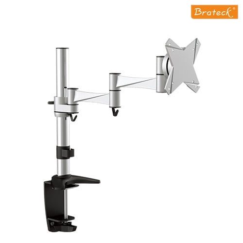 Brateck Single Monitor Flexi legant aluminium LCD VESA desk Arm Mount Up to 27', weight Capacity 8kg(LS)