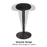 Brateck Ergonomic Height Adjustable Wobble Stool Up to 100Kg