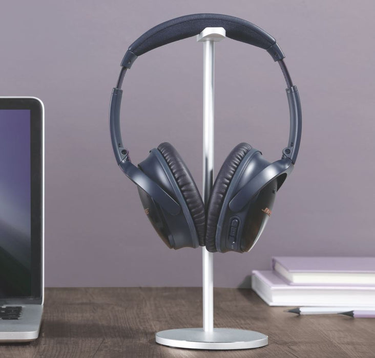 Brateck Aluminum Desktop Headphone Stand,  Minimalist Design, Non-Slip Silicone Pad