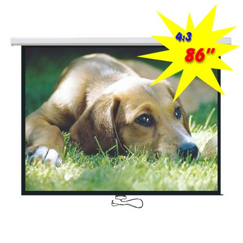 Brateck Auto-lock Manual Projector Screen 86’’(1.72X1.3M) (4:3 ratio)