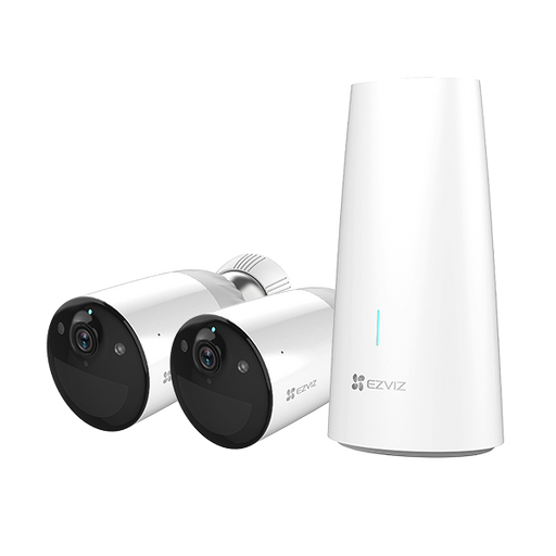 EZVIZ BC1 12900mAH Wireless Full HD 1080P CCTV Security Surveillance Camera 1+2 Pack