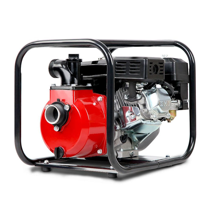Giantz 2-inch High Flow Petrol Motor Water Pump - Black & Red
