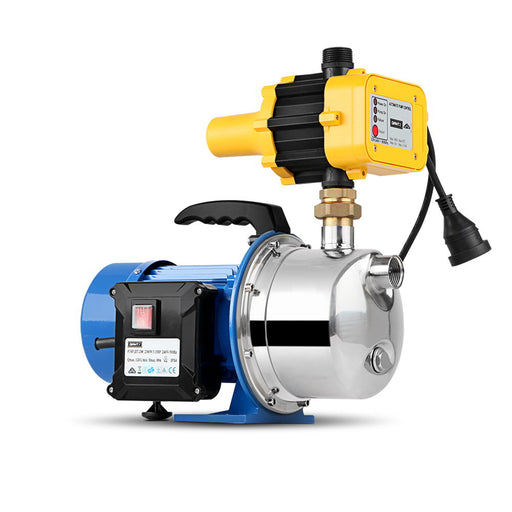 Giantz 4600L/H High Pressure Garden Jet Water Pump with Auto Controller