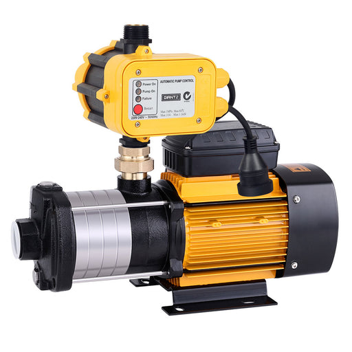 Giantz Multi Stage Water Pump 2000W with Yellow Controller