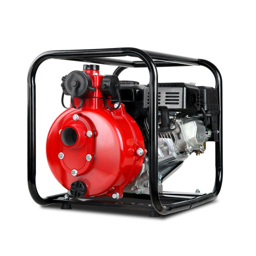 Giantz High Pressure Water Transfer Pump Petrol - Red