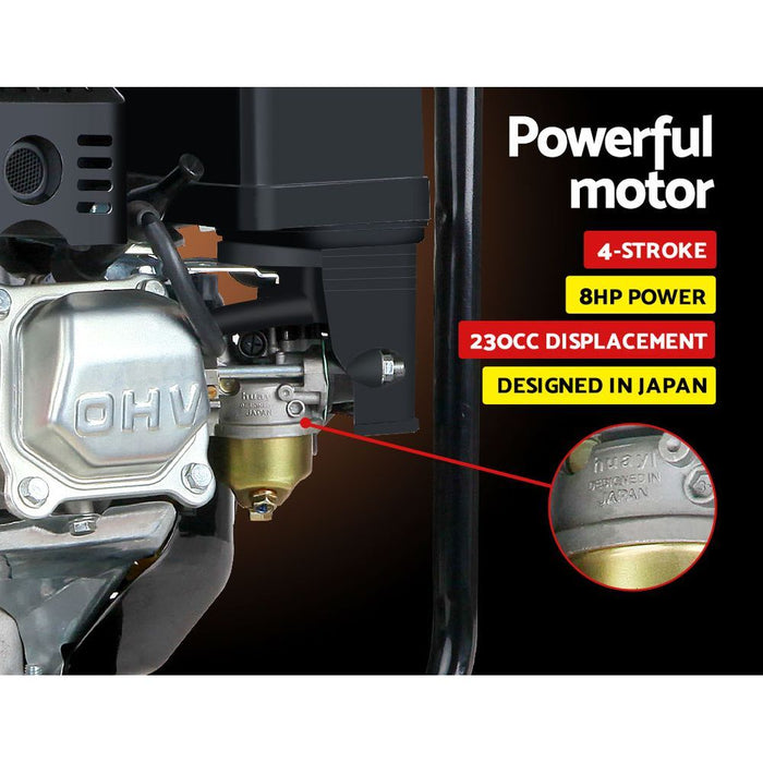 Giantz High Pressure Water Transfer Pump Petrol - Red