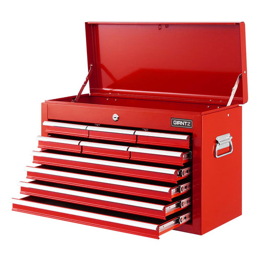 Giantz 10-Drawer Tool Box Chest Cabinet Garage Storage Toolbox Red