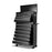 Giantz 15 Drawers Tool Box Chest Trolley Cabinet Black
