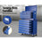 Giantz 16 Drawers Tool Box Chest Trolley Blue