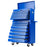 Giantz 17 Drawers Tool Box Trolley Chest Cabinet Blue
