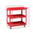 Giantz Tool Cart 3 Tier Shelves Mechanic Trolley Red