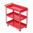 Giantz Tool Cart 3 Tier Shelves Mechanic Trolley Red