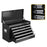 Giantz Tool Box Chest Cabinet Trolley Black with 12 drawers