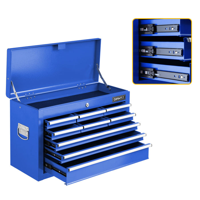 Giantz Tool Box Chest Trolley Toolbox Storage Blue