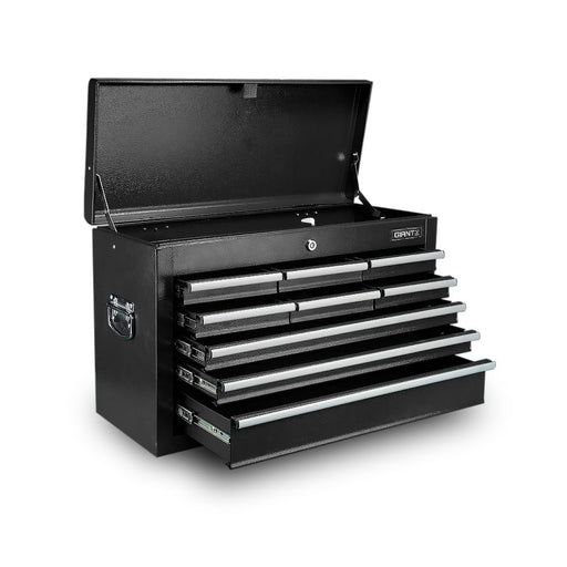 Giantz 9 Drawer Mechanic Tool Box Storage Chest - Black