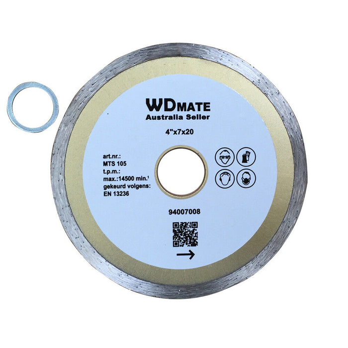 3x 105mm Wet Diamond Circular Saw Blade 2*7mm Cutting Disc Wheel 20/16 Concrete