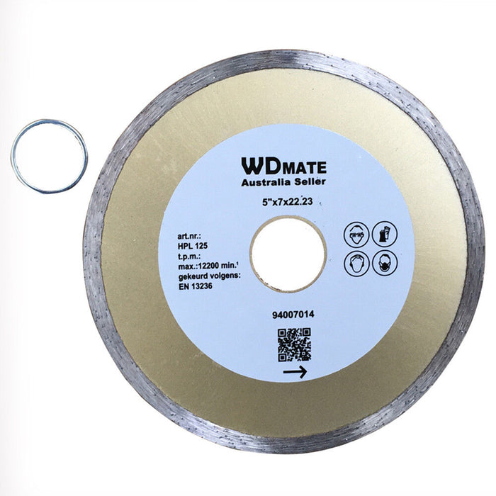 125mm Diamond Cutting Disc 5" Wet Circular Saw Blade 22/20mm Concrete Tile Brick