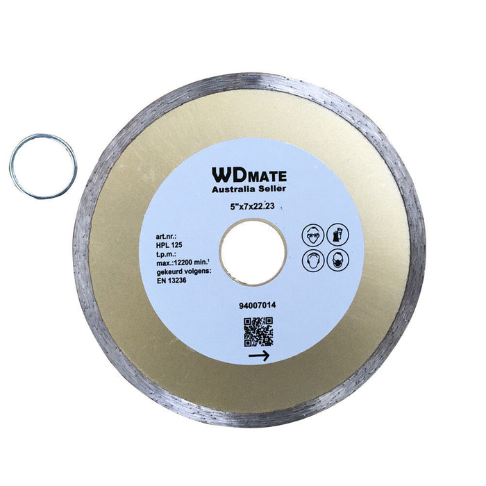 5x Diamond Cutting Disc 125mm 5 Wet Circular Saw Blade 2*5mm 22/20mm Tile Marble